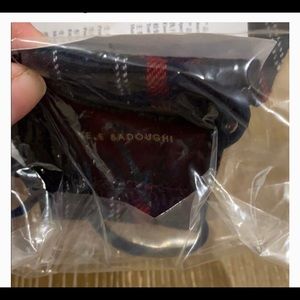 NWT Lele Sadoughi kids tartan plaid face mask